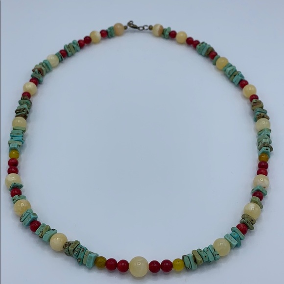 Hand beaded original necklace - Picture 5 of 7